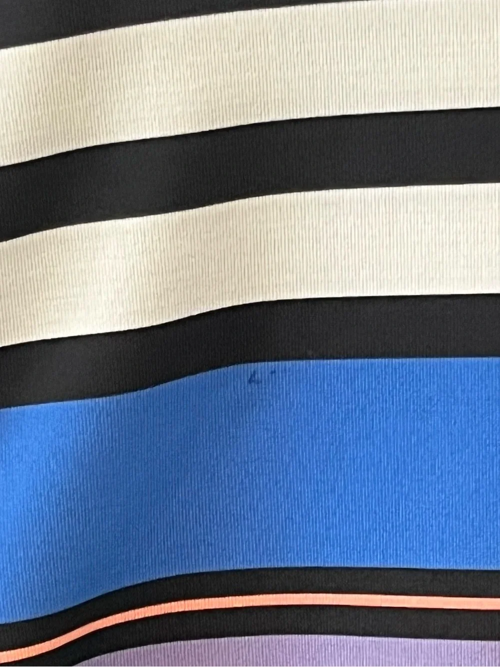 Nike Dri-Fit Tour Performance Golf Polo Men’s Large Black Purple Blue Striped